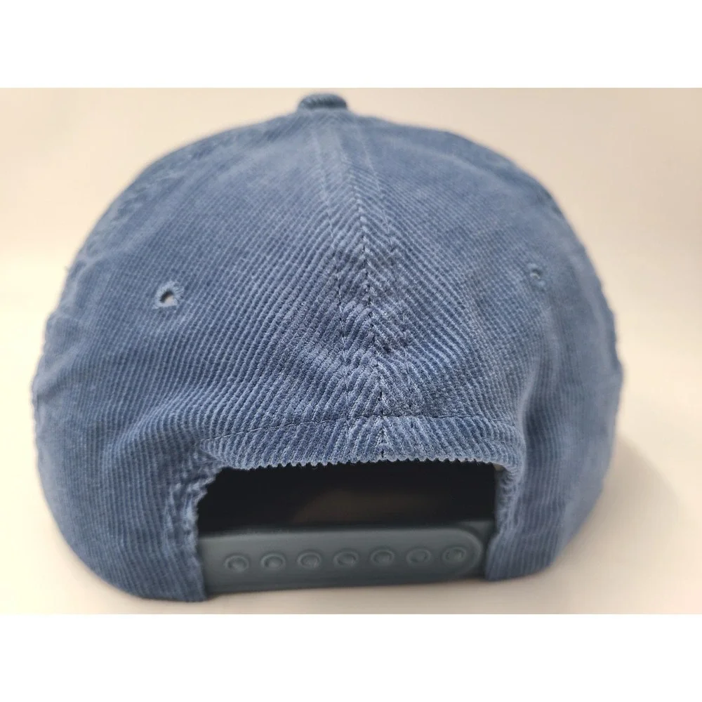 Sundstrand Corduroy Snapback Hat Cap‎ Aerospace Hydraulics Pumps Men Women Blue